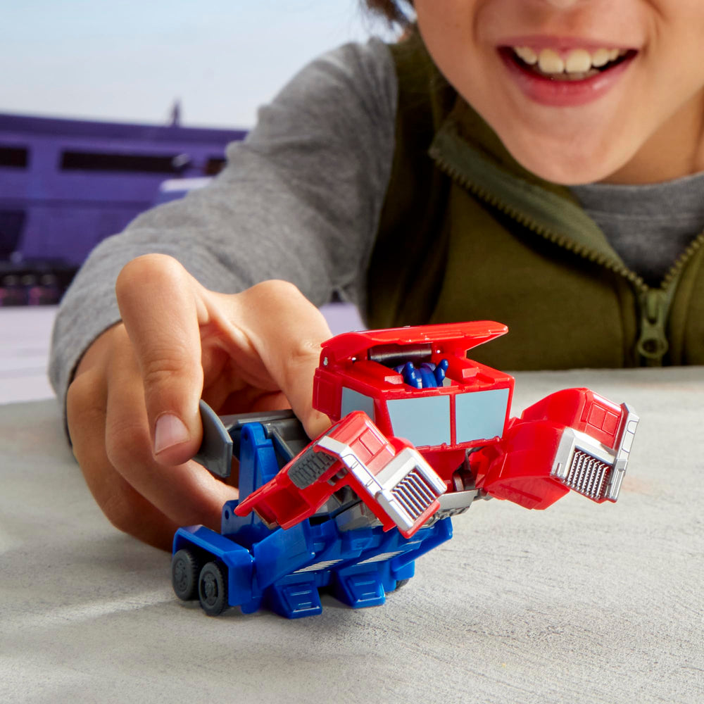 Transformers EarthSpark Optimus Prime as a gift-ready figure for kids.