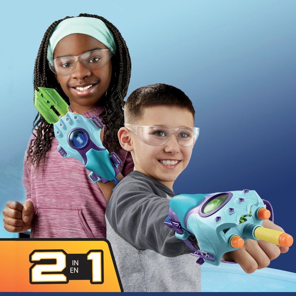 Transformers EarthSpark Side-dart storage for quick reloads during play.
