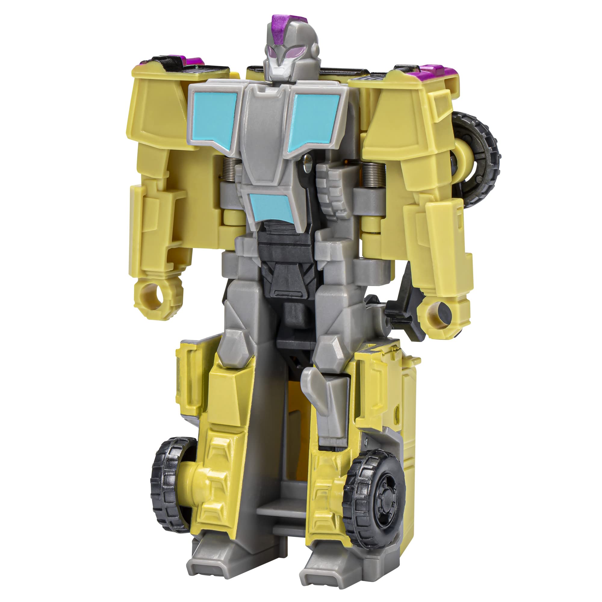 Transformers EarthSpark Swindle robot-to-truck flip for quick imaginative play.