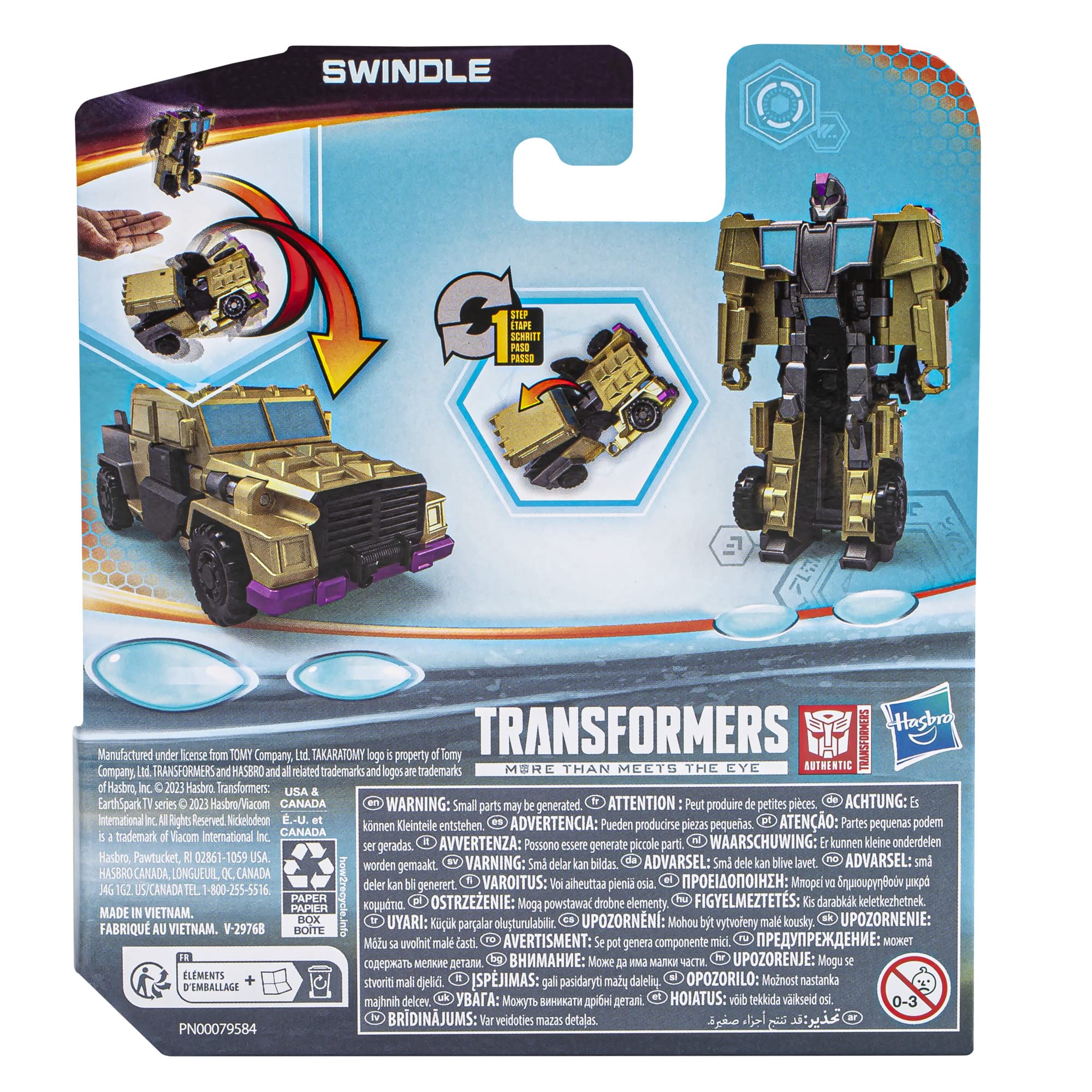 Transformers EarthSpark Swindle inspired by the show for fan appeal.