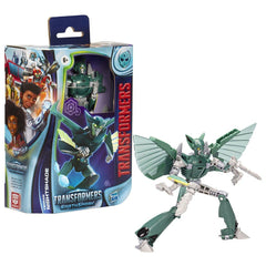 Transformers EarthSpark Terran Nightshade robot figure front view for play and display