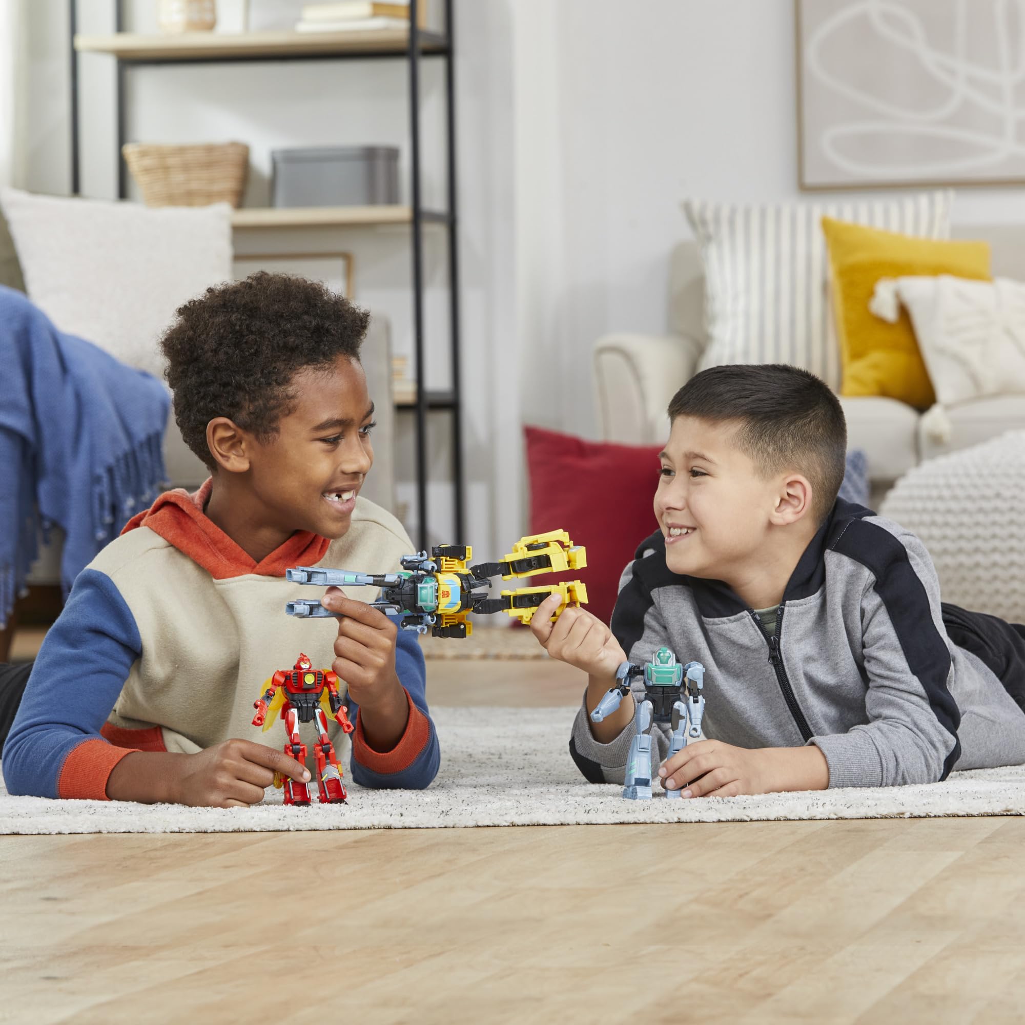 Transformers EarthSpark two figures ready for flexible combining play.