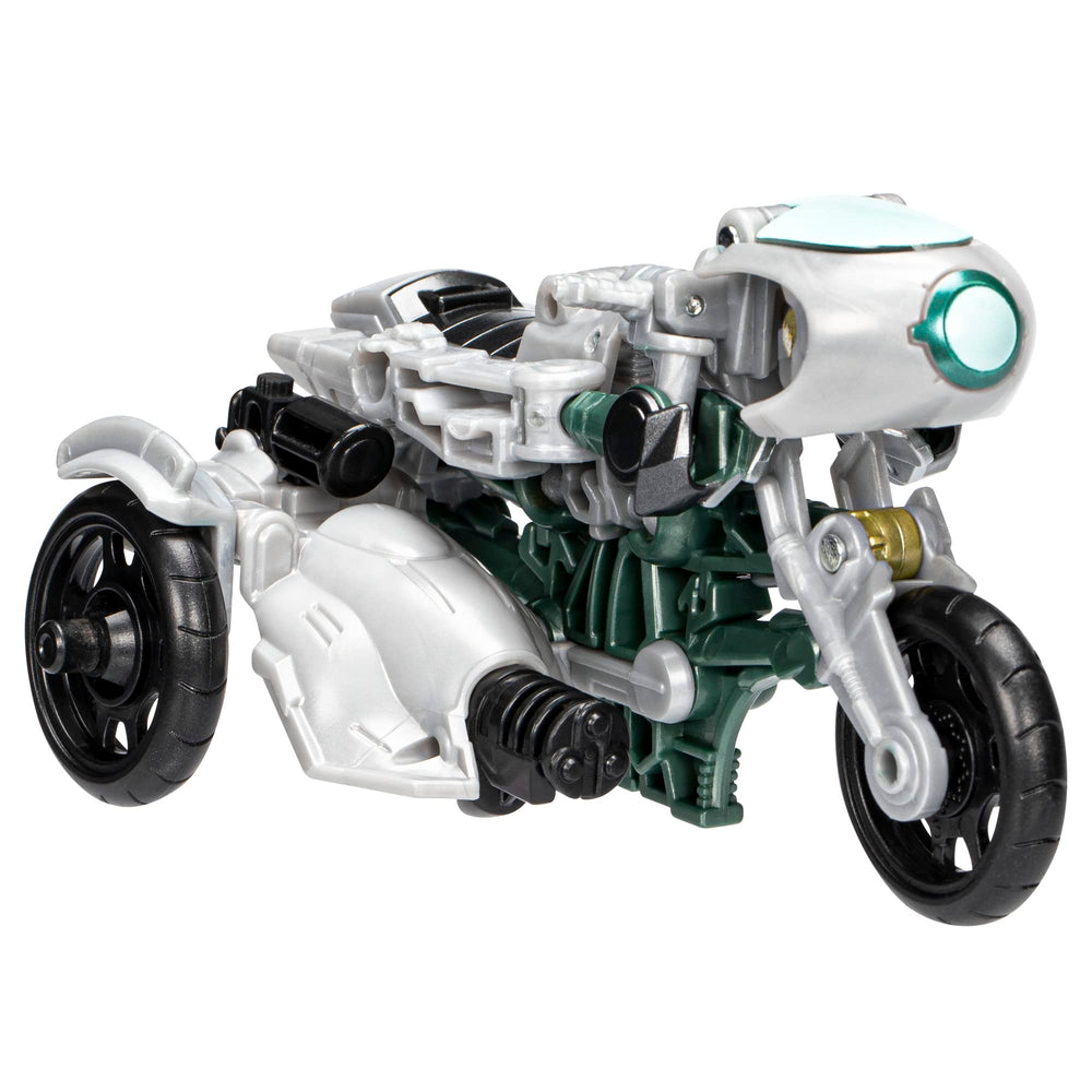 Terran Thrash robot-to-bike conversion steps showcase easy transformation.