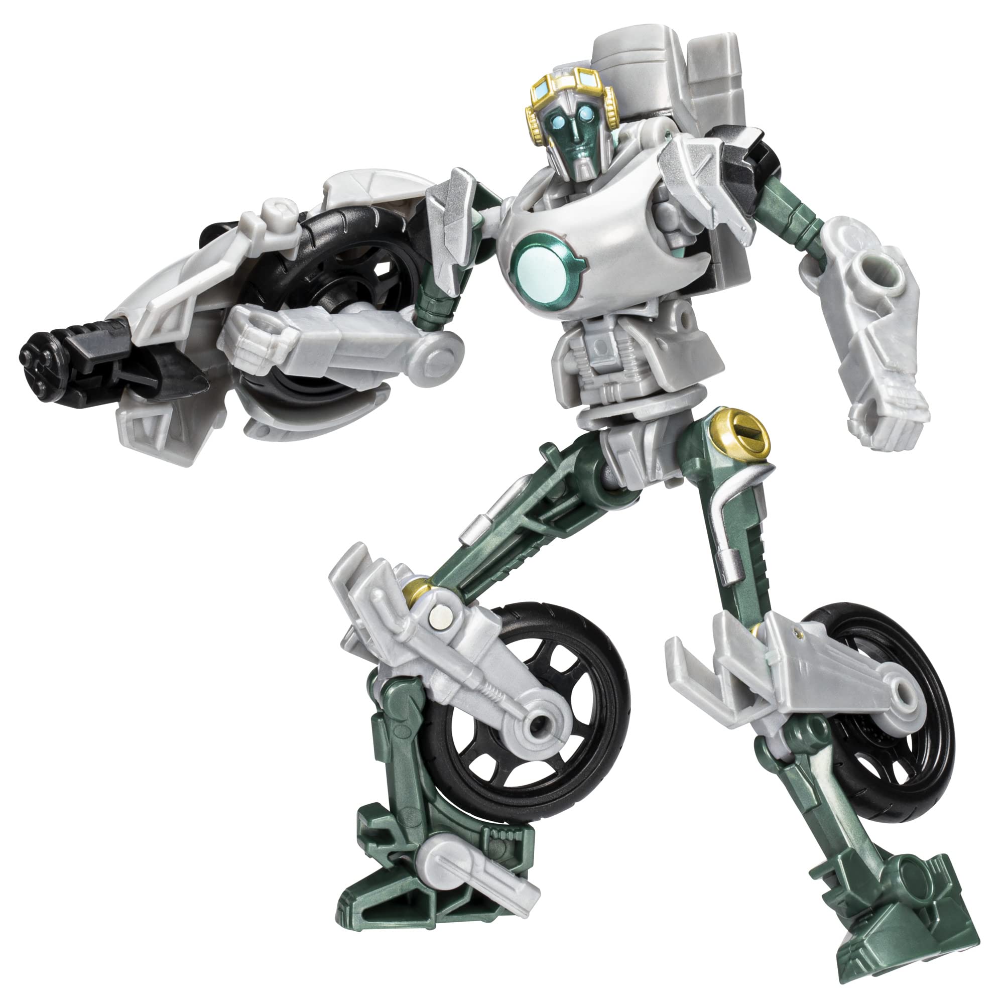 Transformers EarthSpark Terran Thrash robot toy ready for action play.