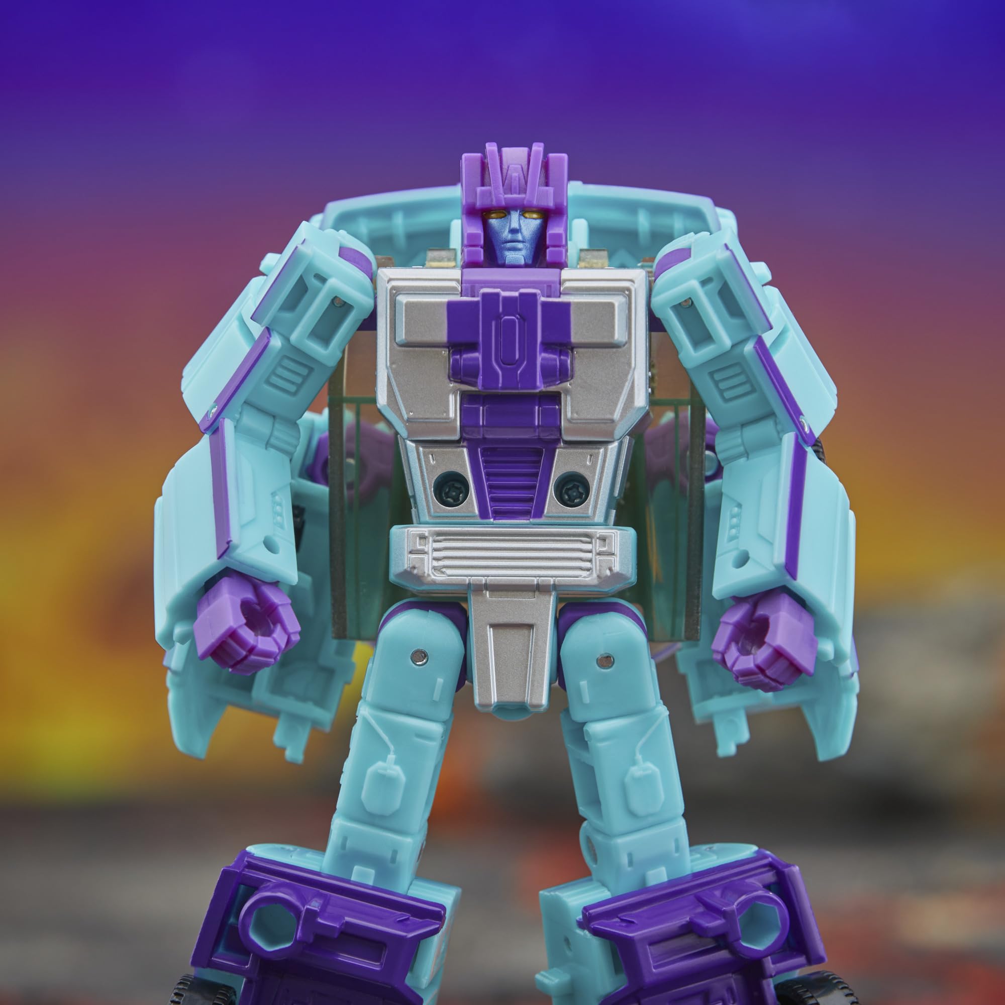 Transformers G2 Breakdown with blaster accessory attached in robot mode.