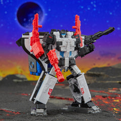 Transformers Galaxy Shuttle combined blaster shows a larger weapon option for dramatic battles