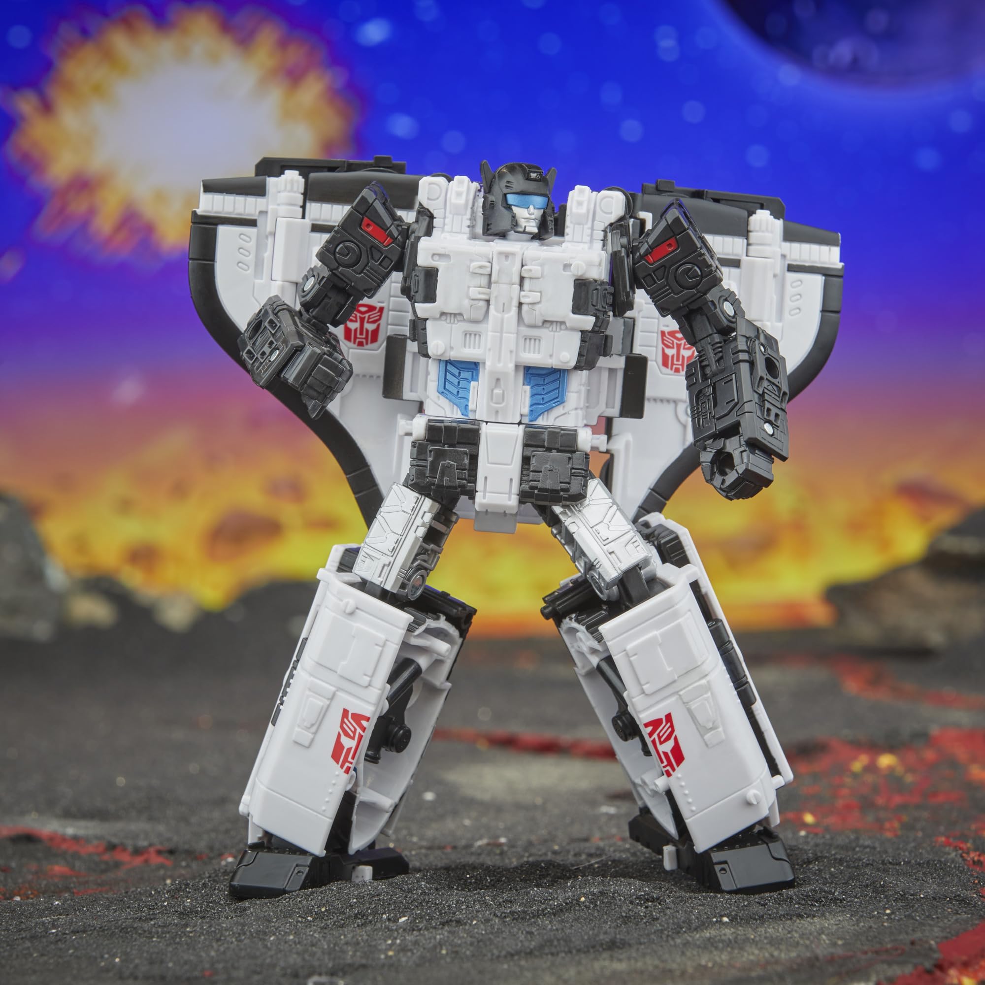 Transformers Galaxy Shuttle train mode highlighted for imaginative transport play and quick conversion