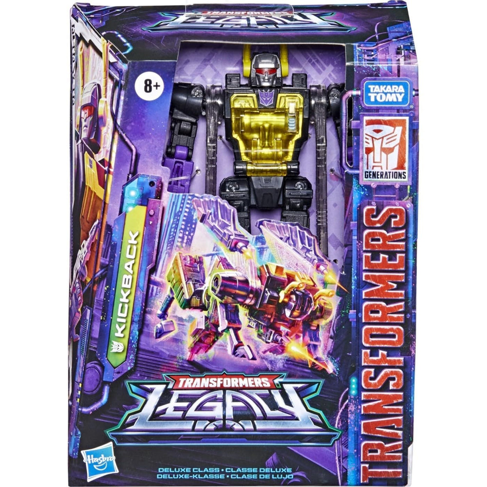 Transformers Kickback energon blades, attach in both modes for dynamic battles.