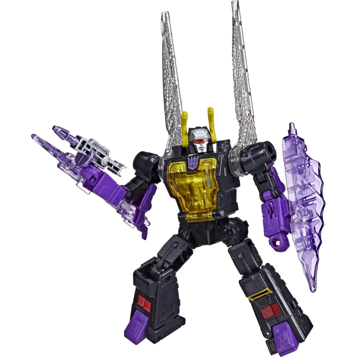 Transformers Kickback in robot mode, ideal for imaginative play and display.