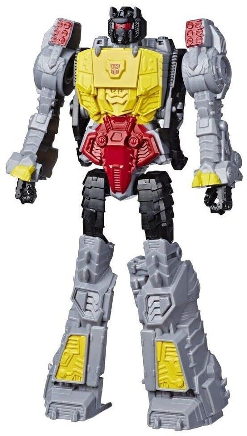Transformers Grimlock front view showcases the imposing 11-inch Titan Changers scale for display and collection.