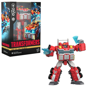 Transformers Heatwave Rescue Bot figure in robot mode for dynamic poses.
