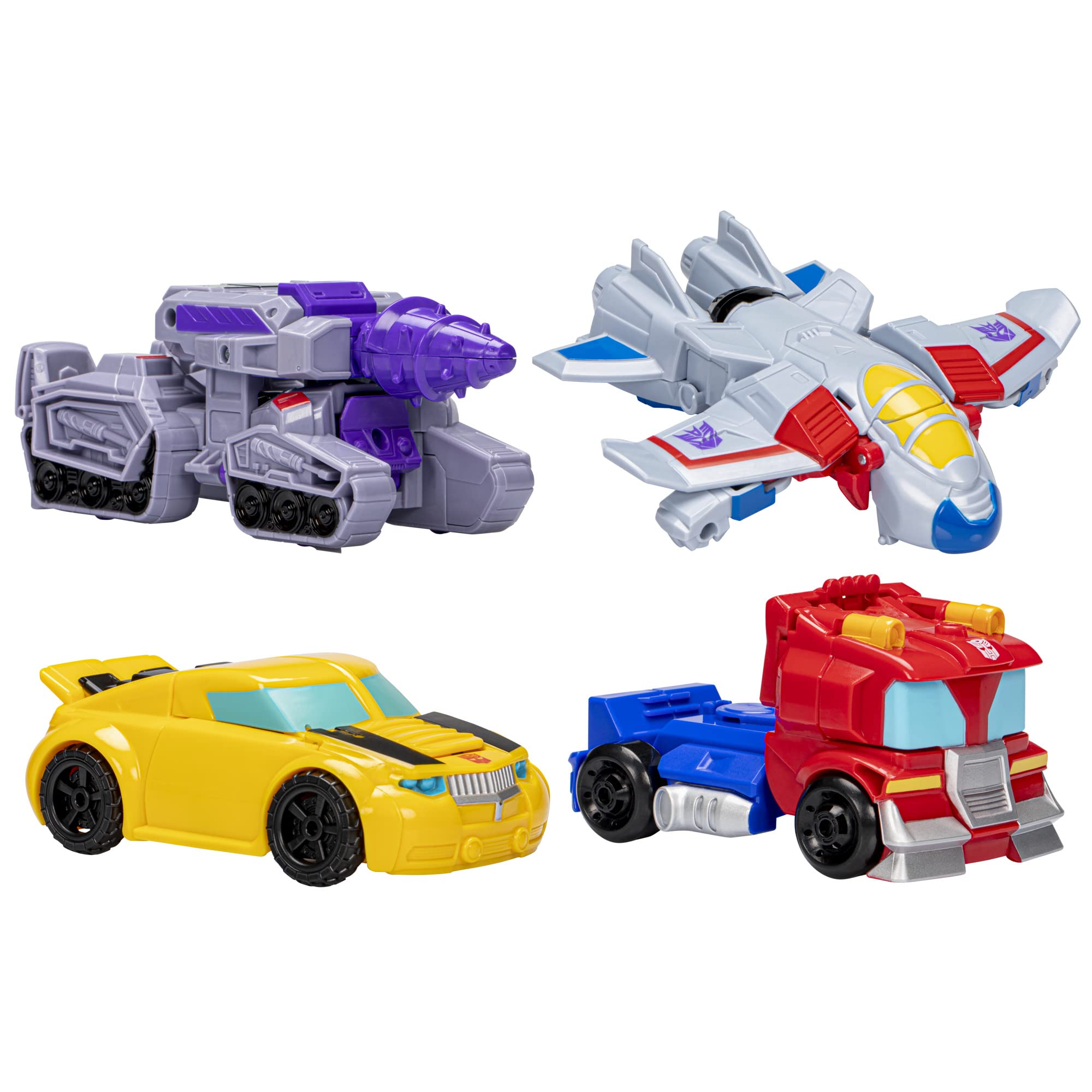 Transformers Heroes vs Villains Optimus Prime truck mode image, easy 1-step conversion.