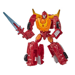 Transformers Hot Rod Core Class WFC-K43 front view for display and posing.