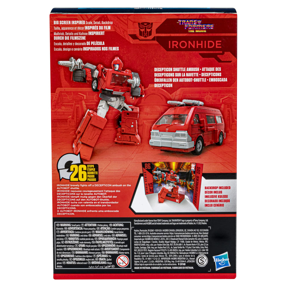 Transformers Ironhide Studio Series 86-17 laser blaster accessories for authentic action