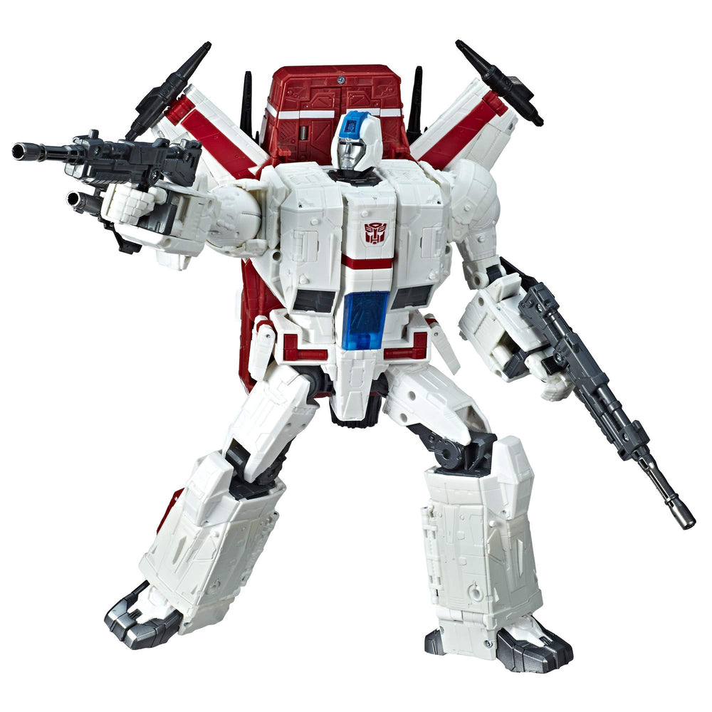 Transformers Jetfire in robot mode showing detailed articulation for battles