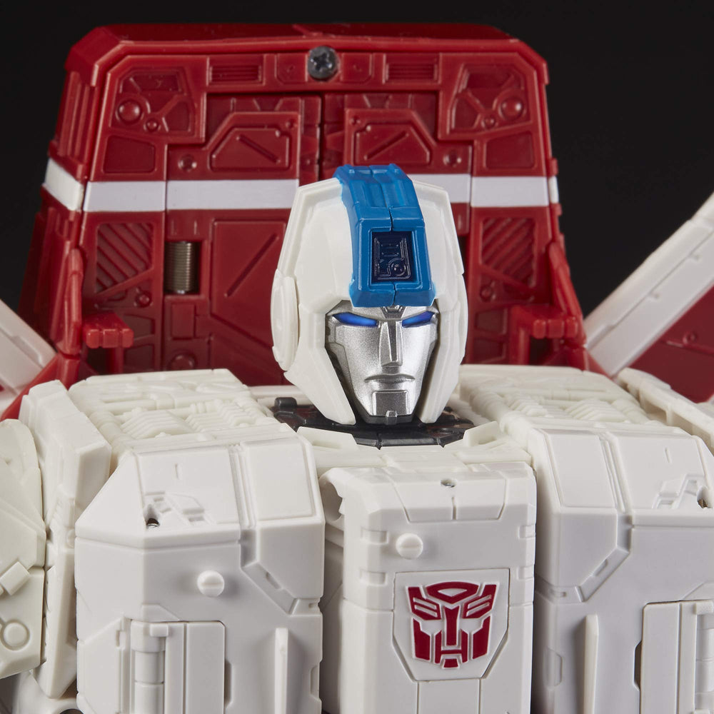 Sky Shield armor on Jetfire for dramatic shelf presence