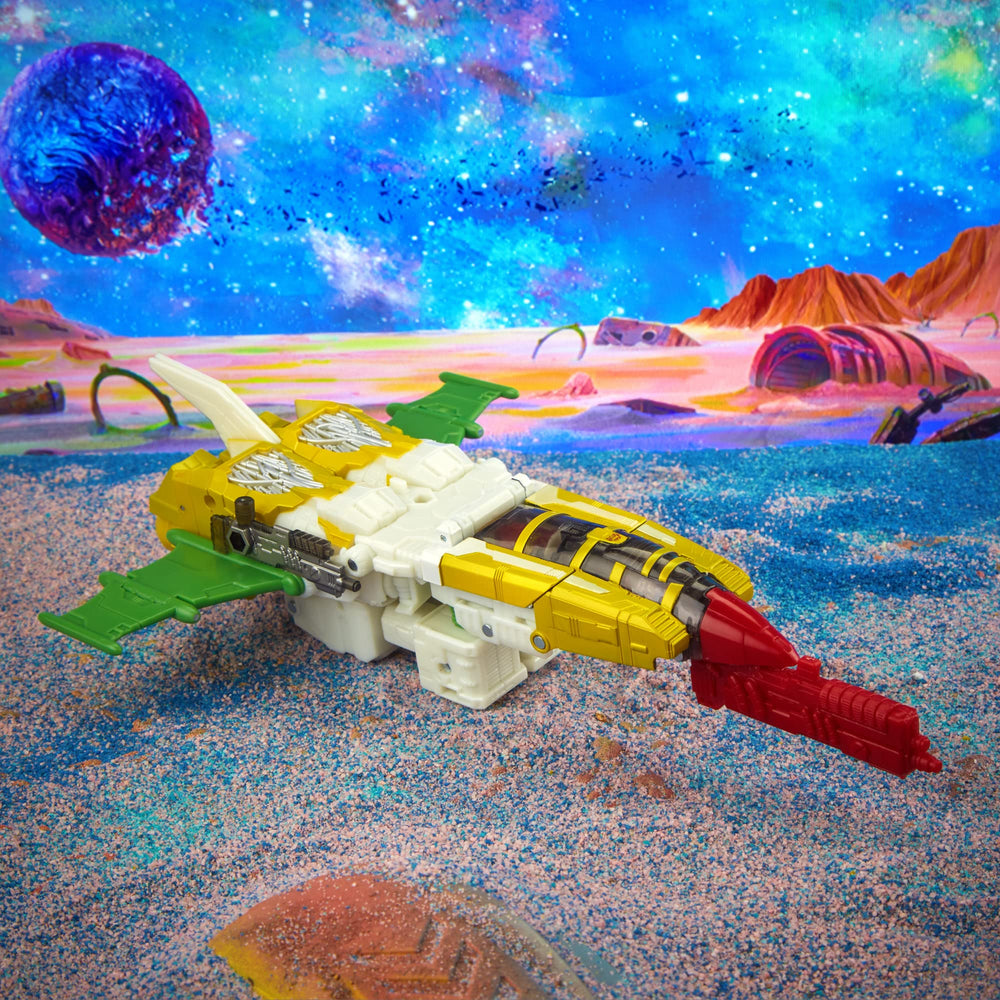 Transformers Jhiaxus 7-inch scale suited for shelf display and collection.