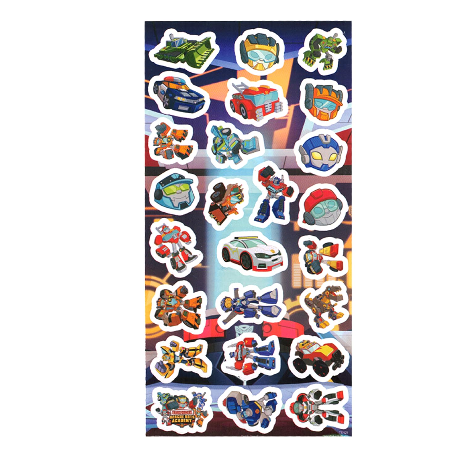 Transformers puzzle stickers image showcases bonus collectibles for creative play