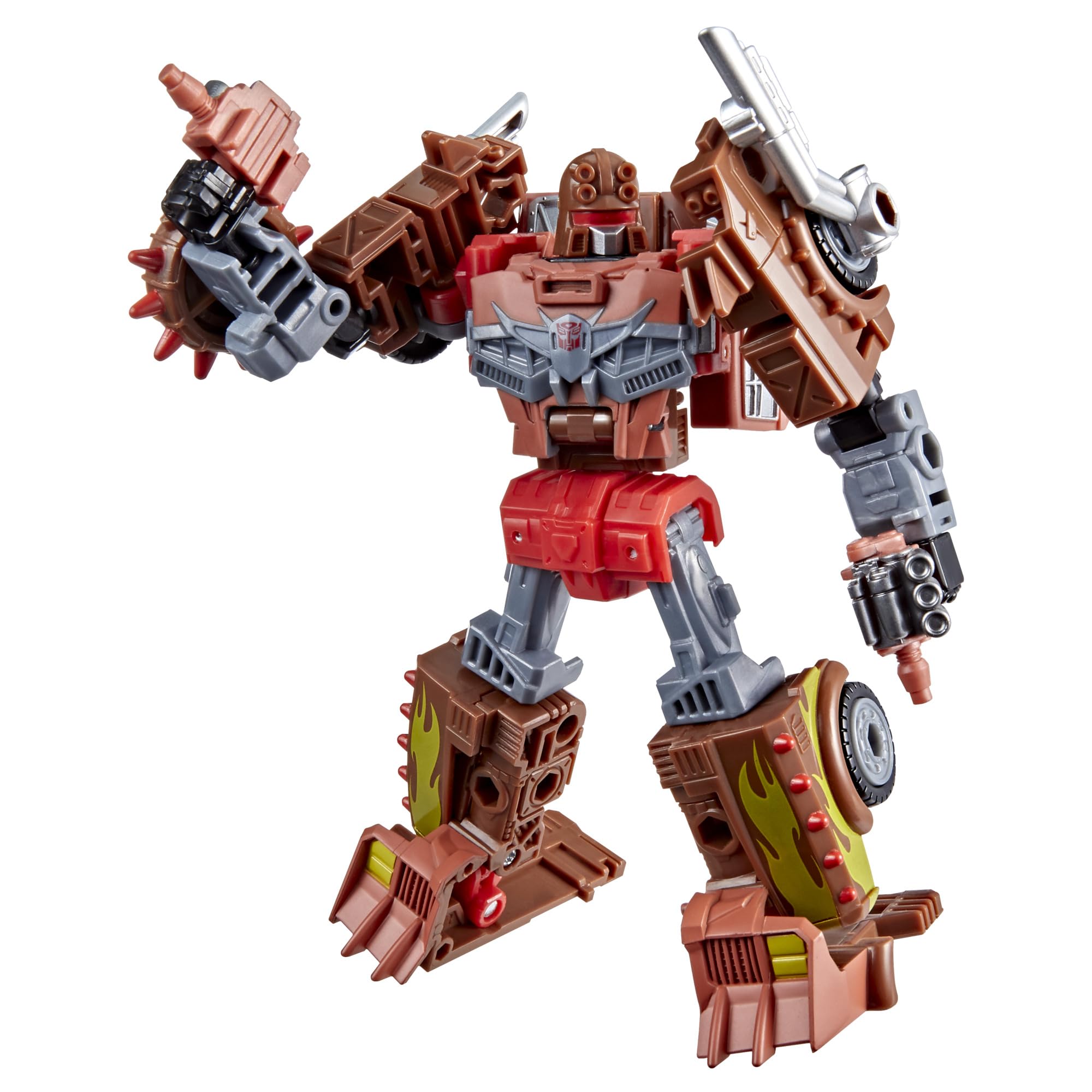Transformers Junkion Jalopy robot mode offers dynamic posing for display and play.