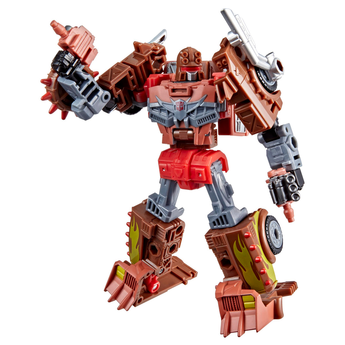 Transformers Junkion Jalopy robot mode offers dynamic posing for display and play.