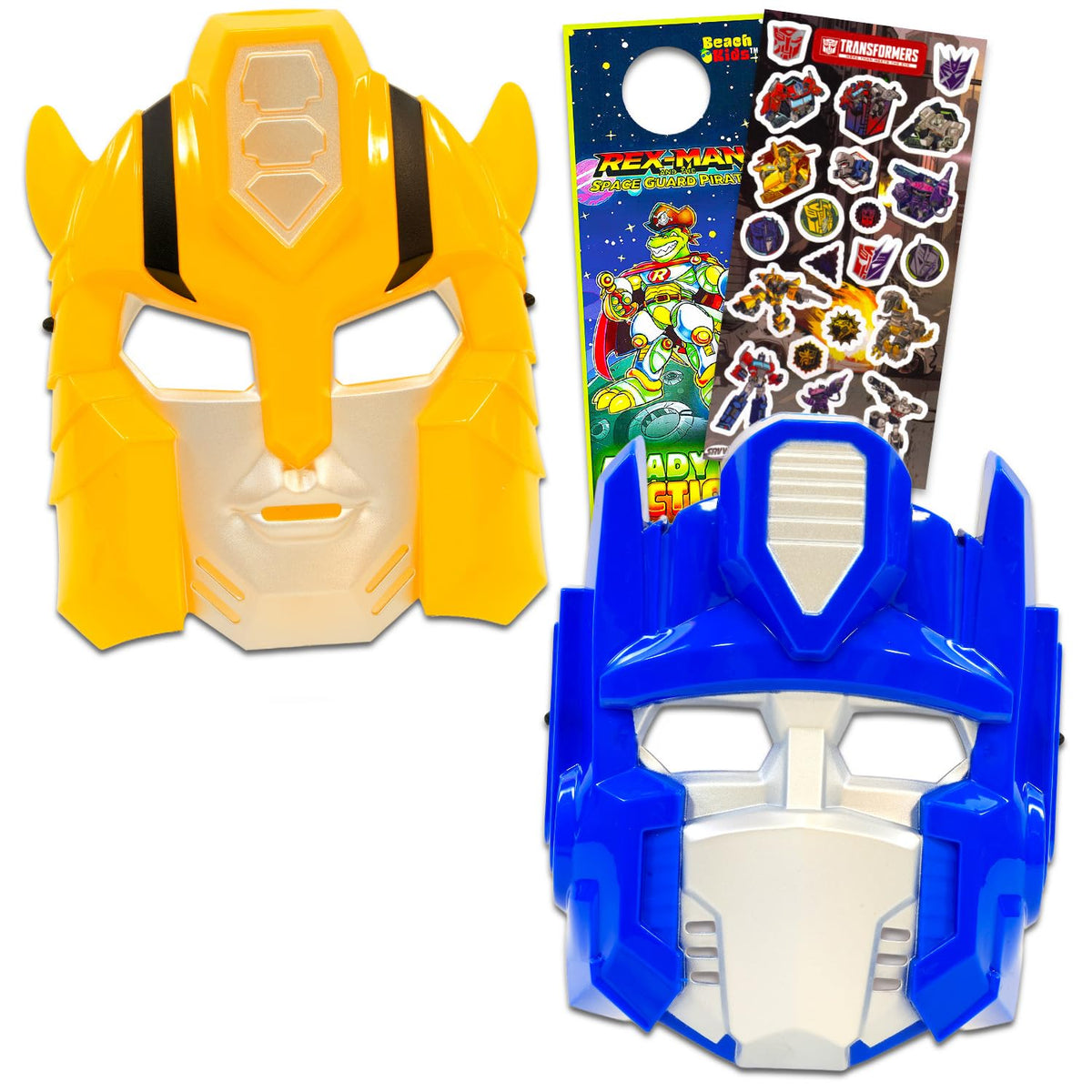 Transformers Optimus Prime mask for kids' dress-up and pretend play.