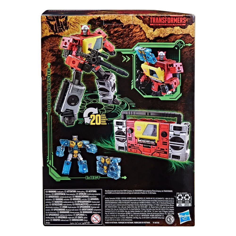 Transformers Kingdom Blaster Eject cassette mode enables retro storytelling