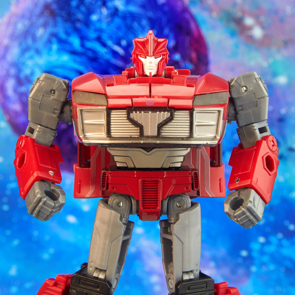 Transformers Knock-Out sports car mode figure for quick vehicle-play and posing