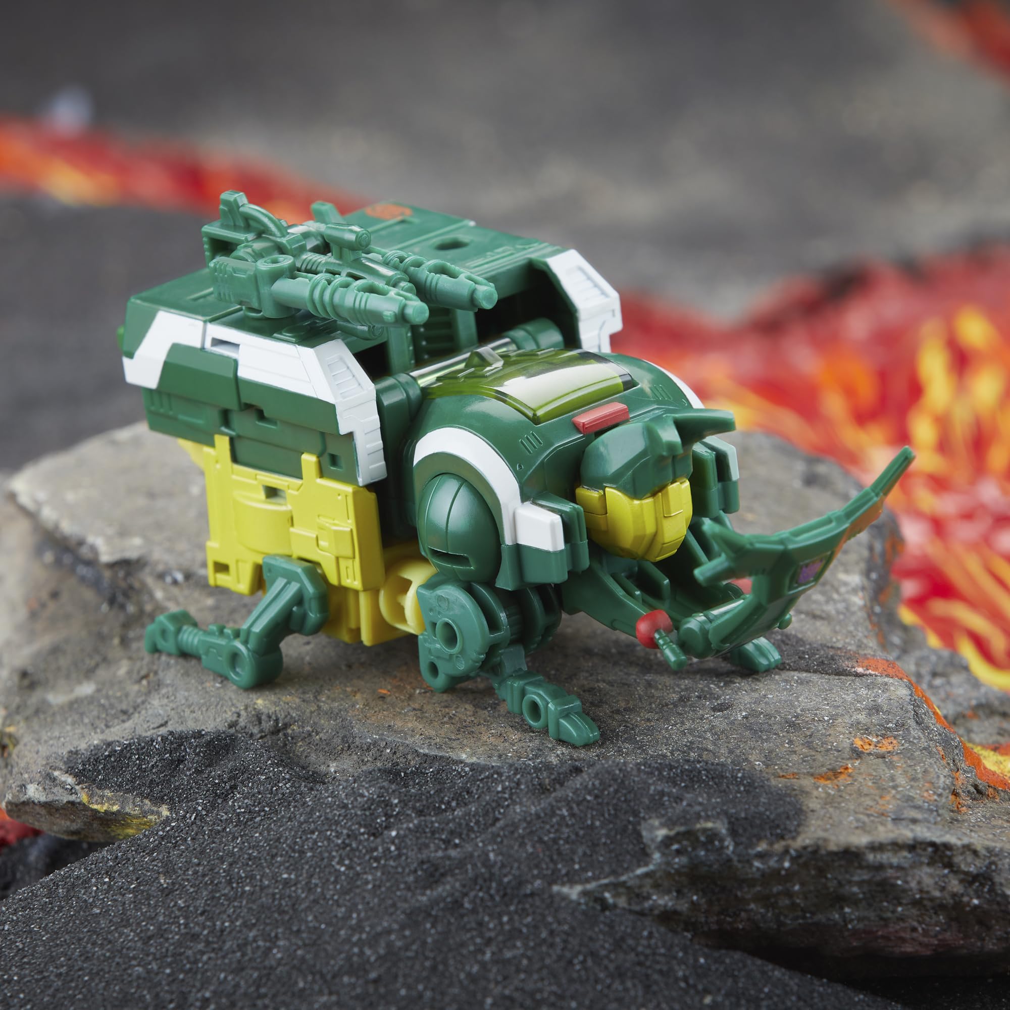 Transformers Legacy Barrage beetle mode, compact form adds display variety.