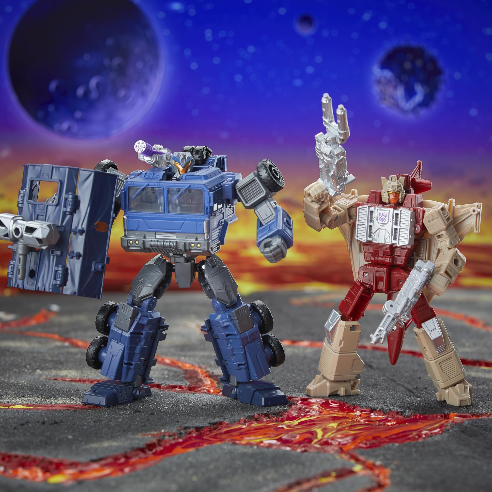 Transformers Legacy Breakdown in truck mode for display and play