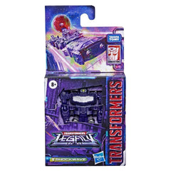 Transformers Legacy Core Shockwave cybertronian-spacecraft alt mode ideal for display.
