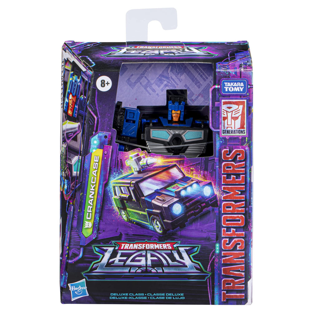 Crankcase with Energon blaster accessory enhances interactive play experiences