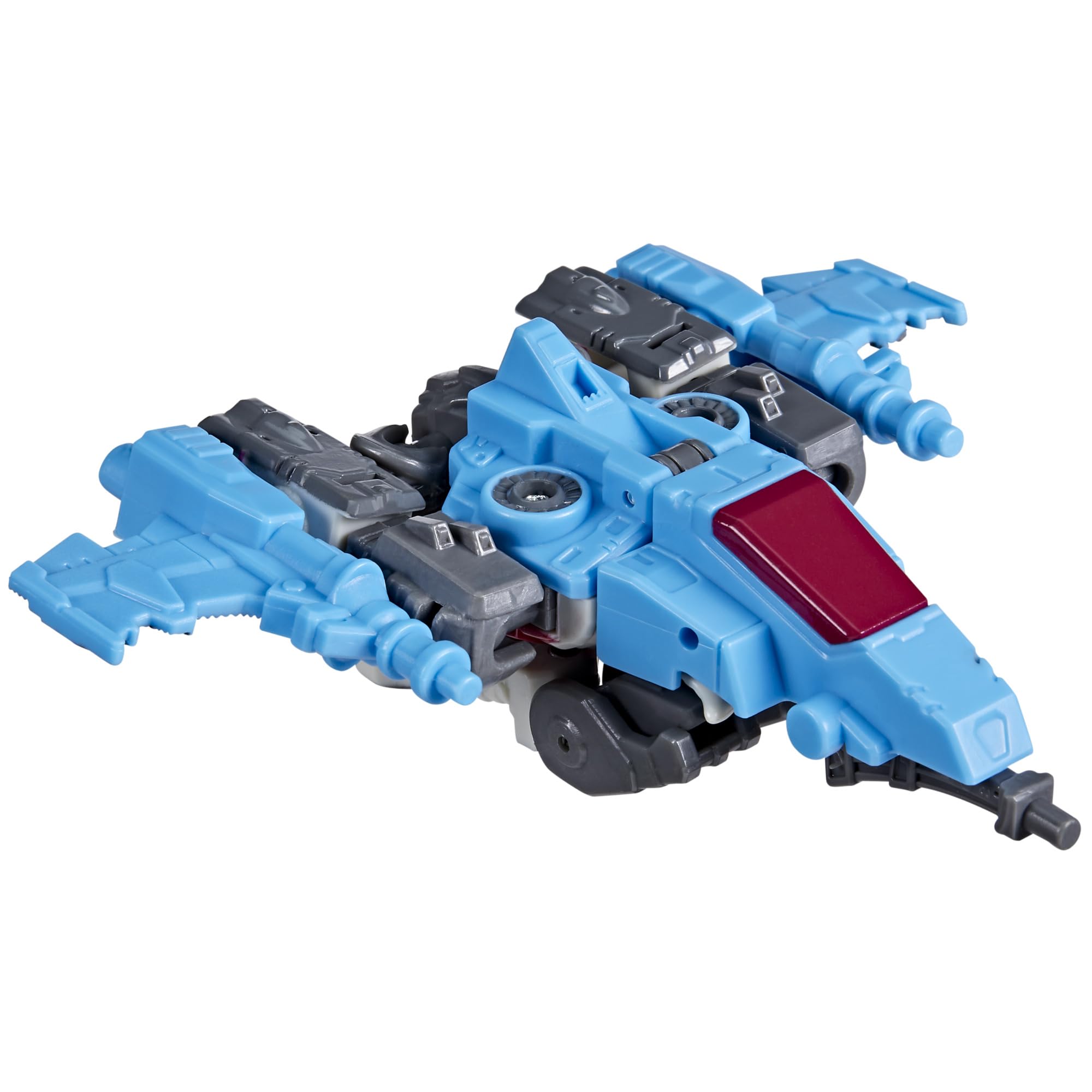 Close-up of Transformers Bomb-Burst core figure with bold detailing for dramatic play.