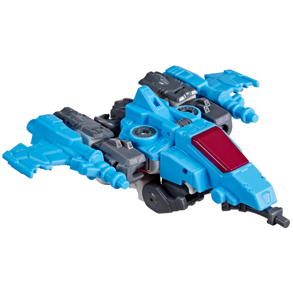 Close-up of Transformers Bomb-Burst core figure with bold detailing for dramatic play.
