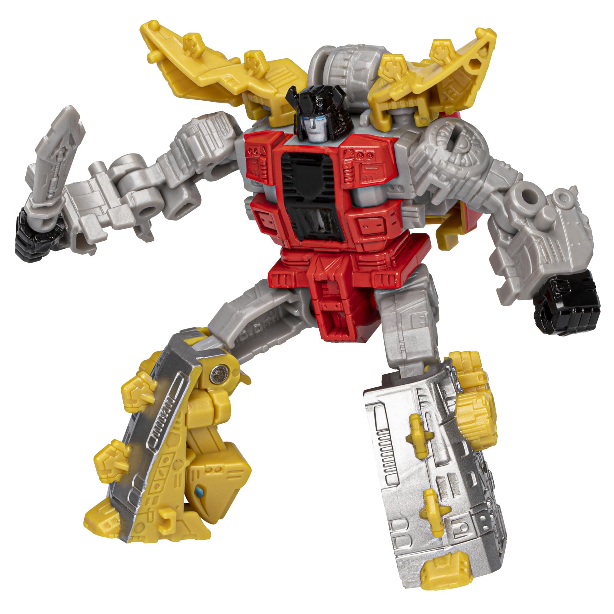 Transformers Legacy Evolution Dinobot Snarl robot mode in a dynamic pose for play.