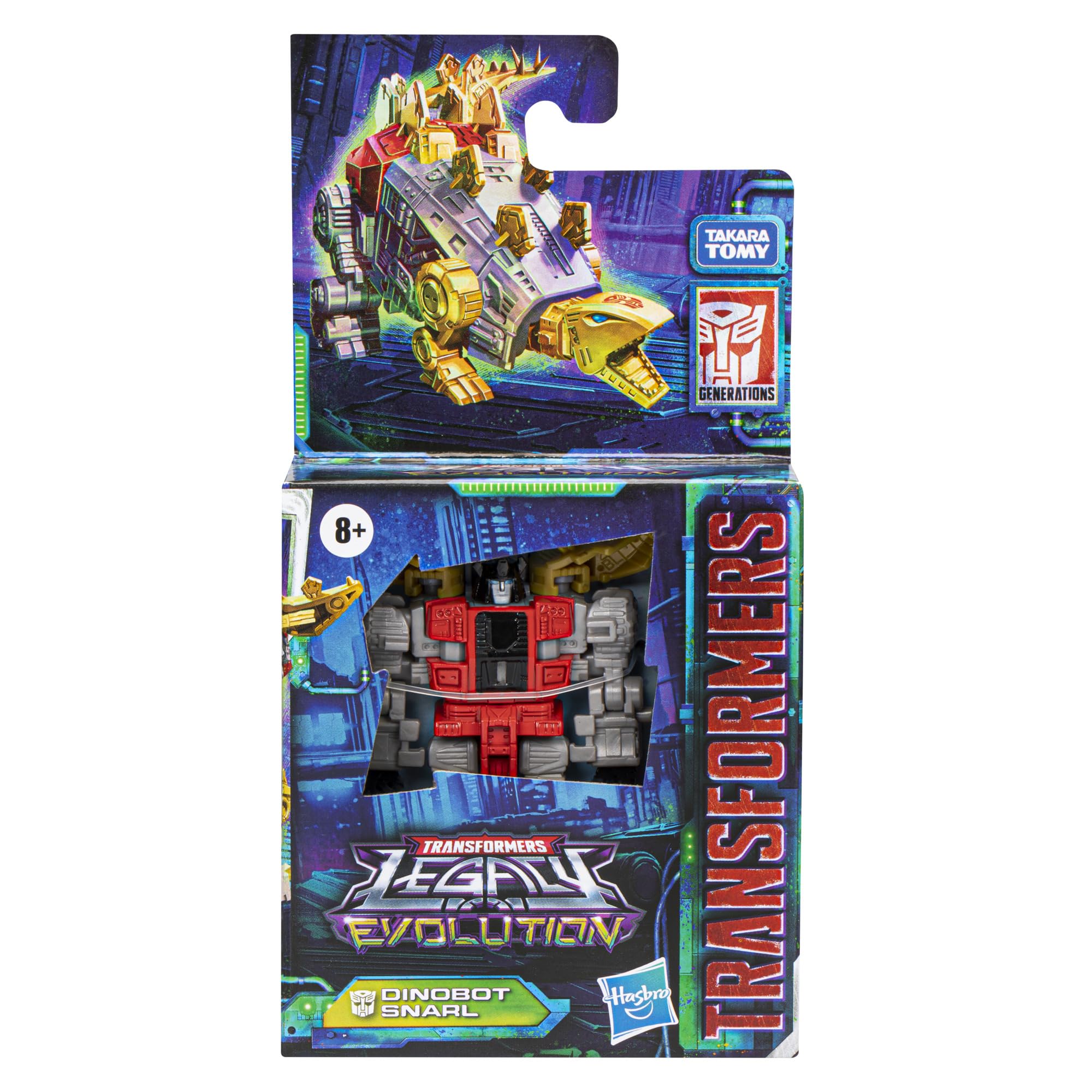 Dinobot Snarl in stegosaurus mode shows 8-step transformation for imaginative battles.