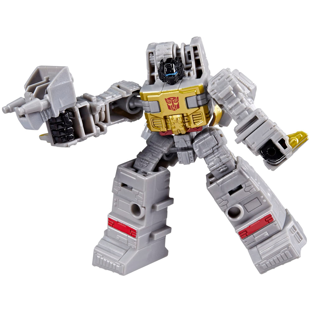 Transformers Legacy Evolution Grimlock robot mode figure sparks action-packed pretend play.