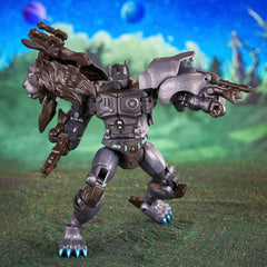 Four missile blaster attachments attach to Nemesis Leo Prime for authentic action.