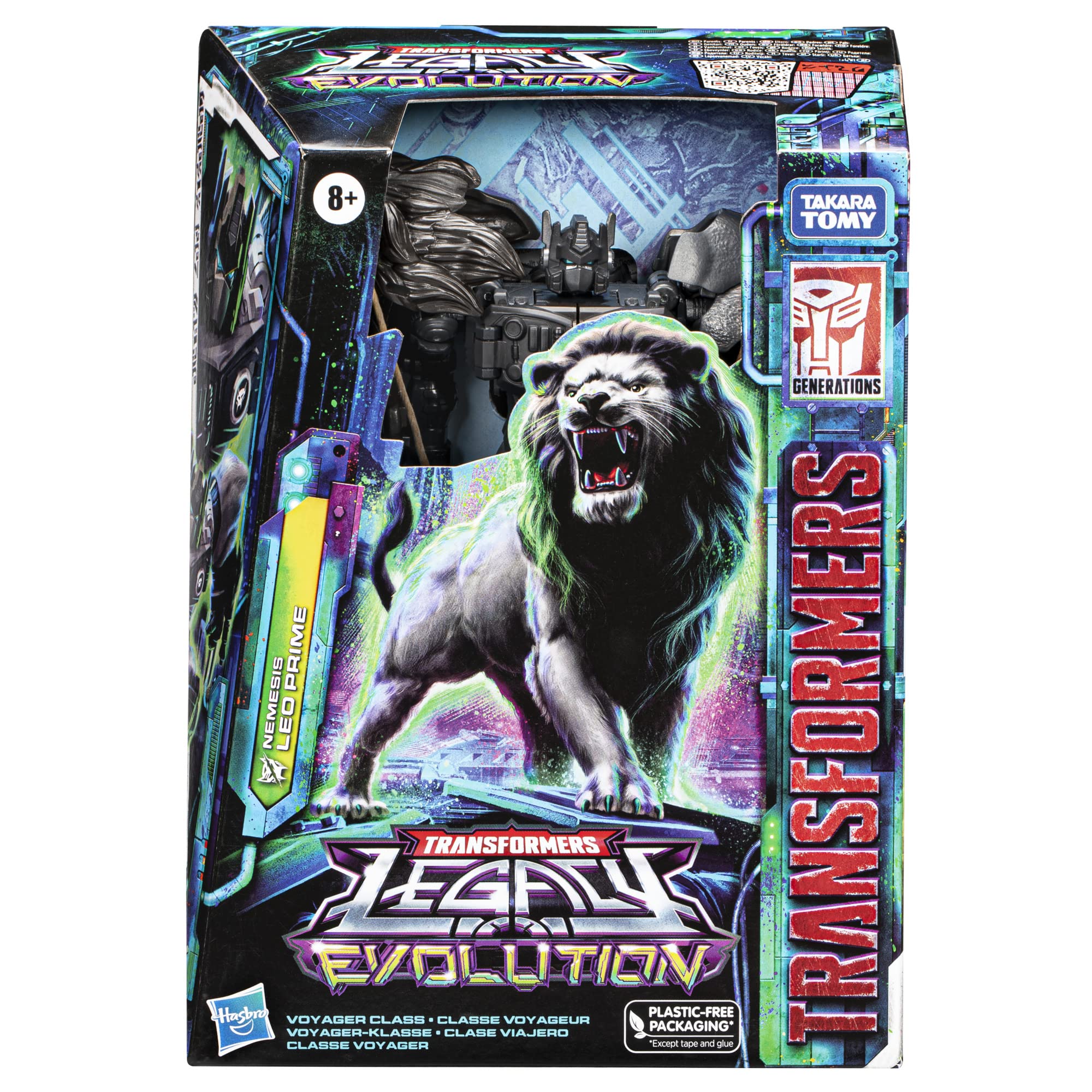 Transformers Nemesis Leo Prime in lion mode ready for dramatic battles.