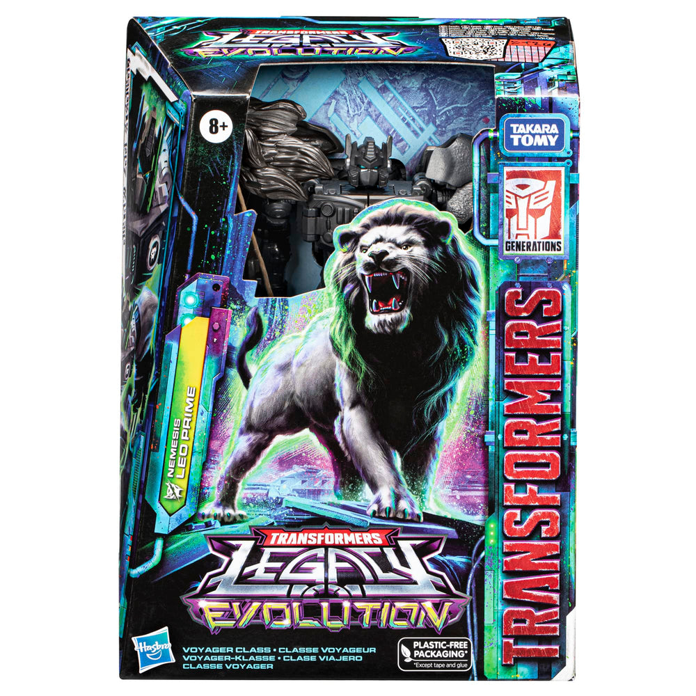 Transformers Nemesis Leo Prime in lion mode ready for dramatic battles.
