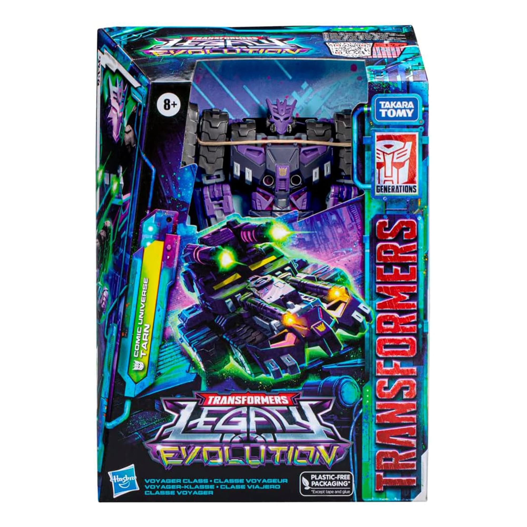 Transformers Legacy Evolution packaging highlights 40-year heritage.