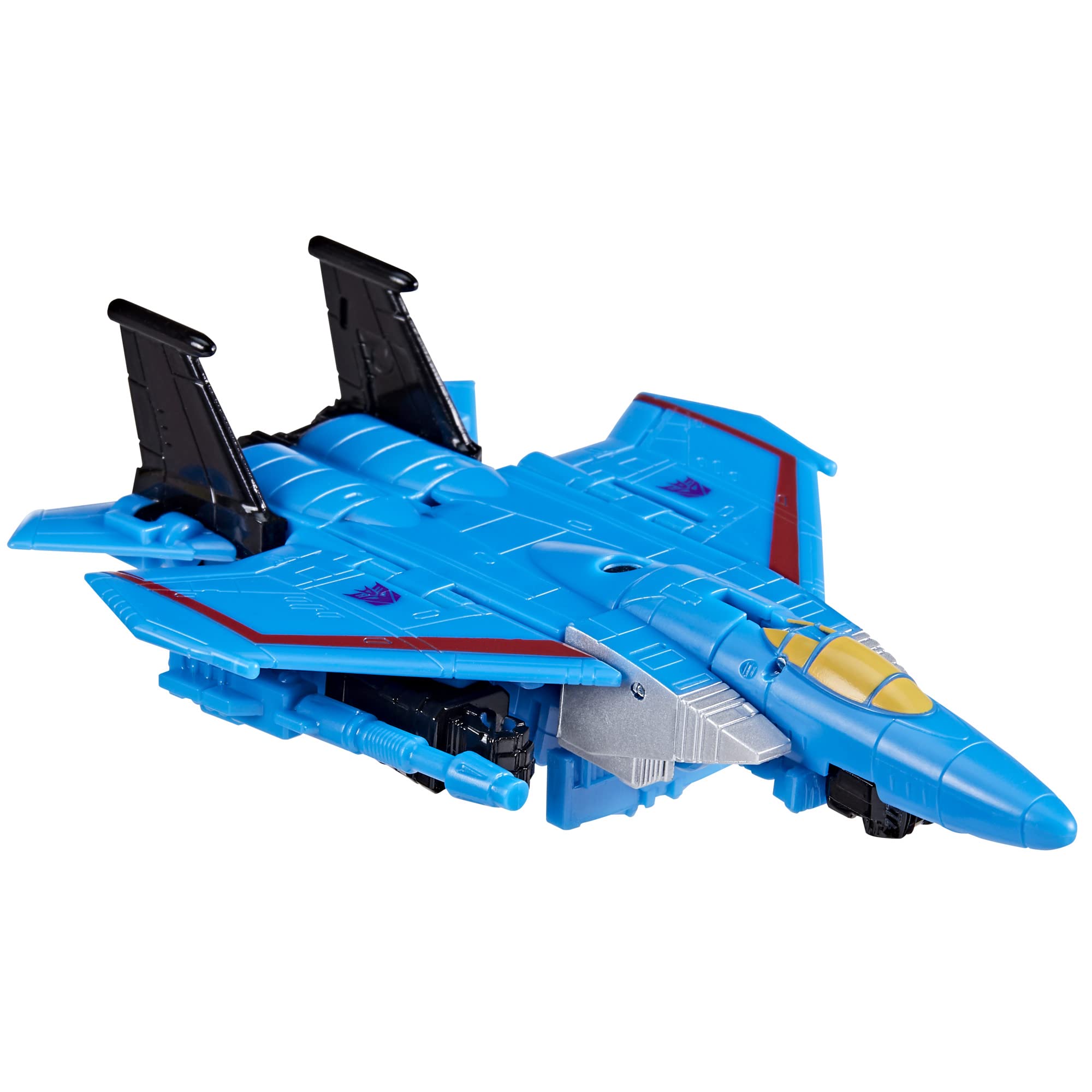 Thundercracker jet mode showcases sleek design for dynamic action poses and battles.