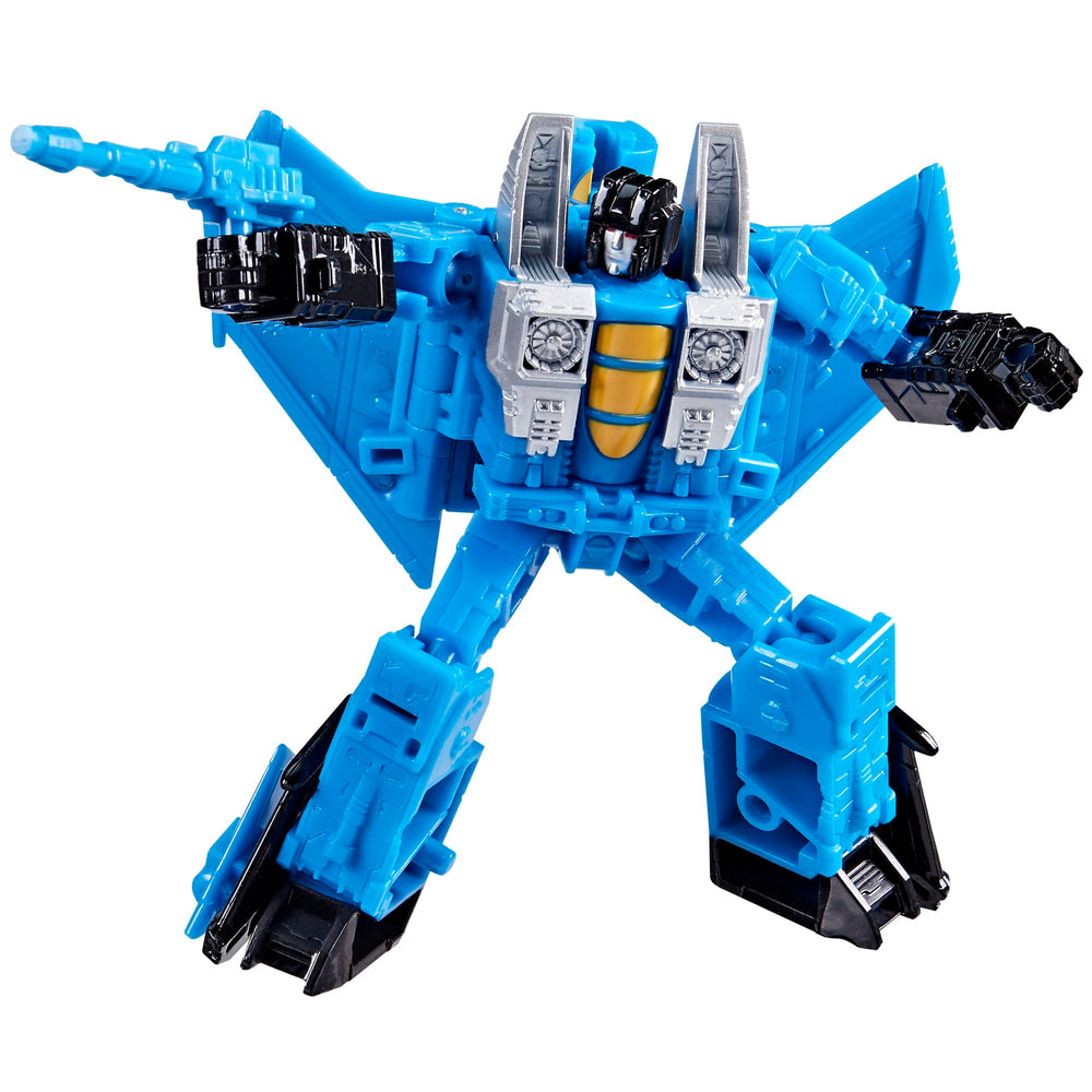 Transformers Legacy Evolution Thundercracker robot mode for imaginative play and display.