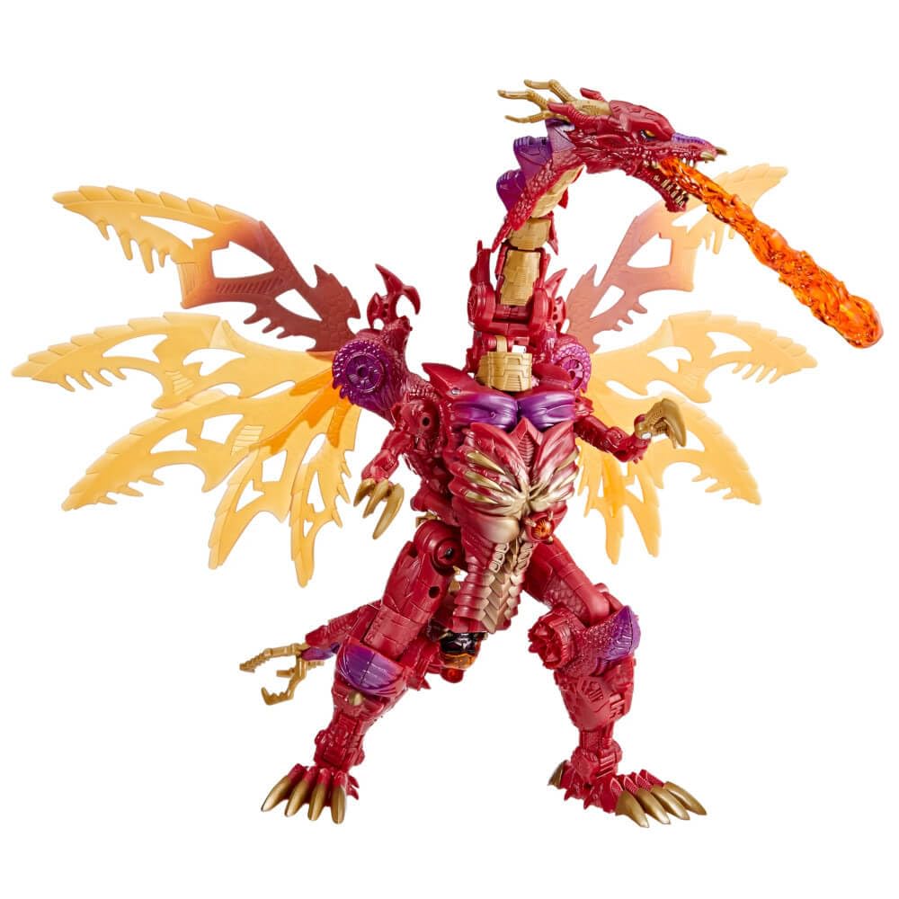 Transformers Legacy Evolution Transmetal II Megatron dragon mode for dynamic display and play.