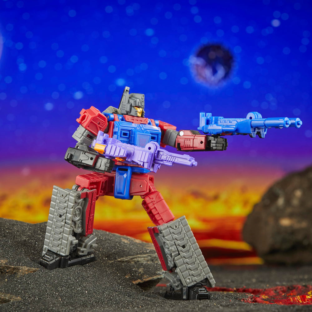 Transformers Legacy Quake with articulated head and arms for expressive poses.