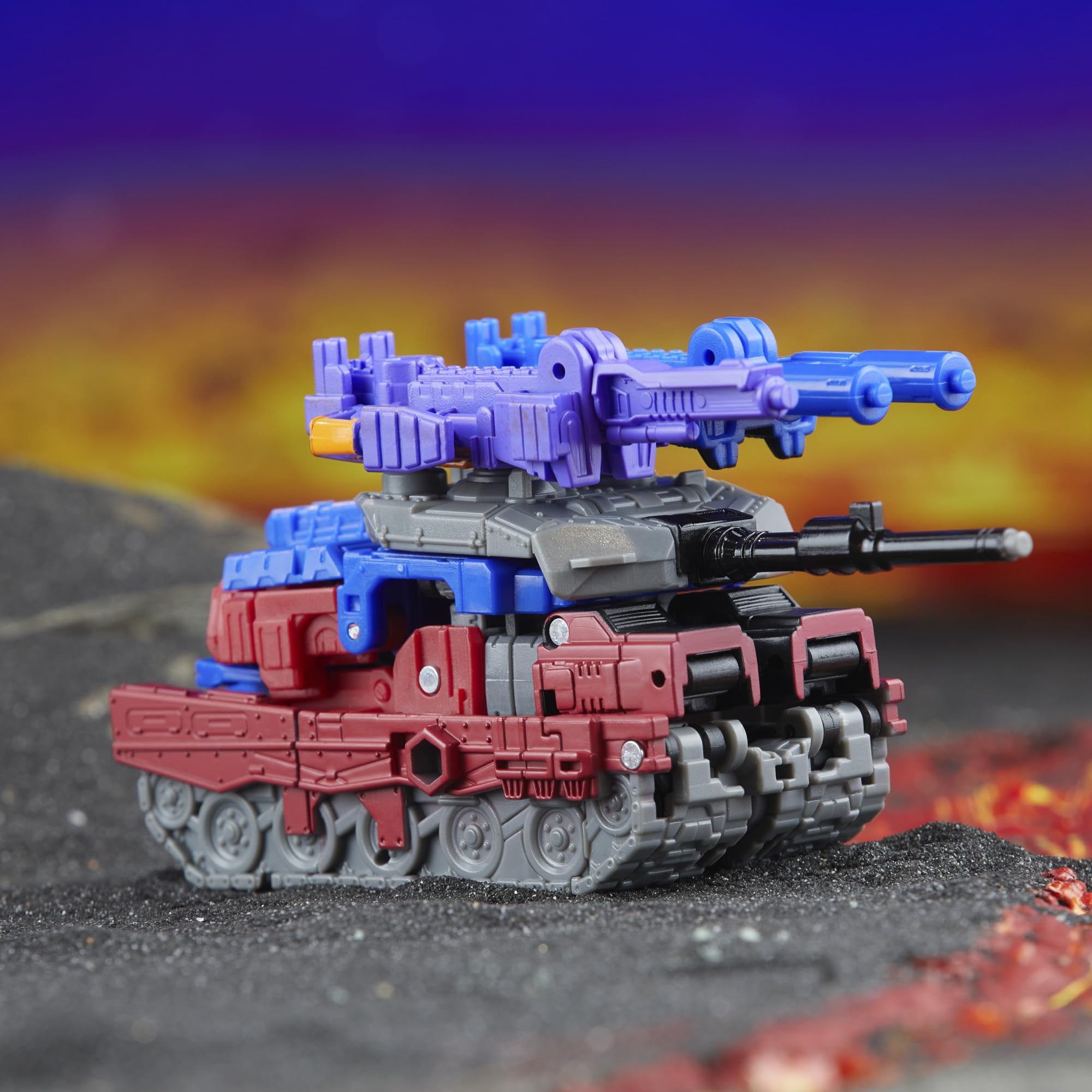 Transformers Legacy Quake with poseable legs for action scenes.