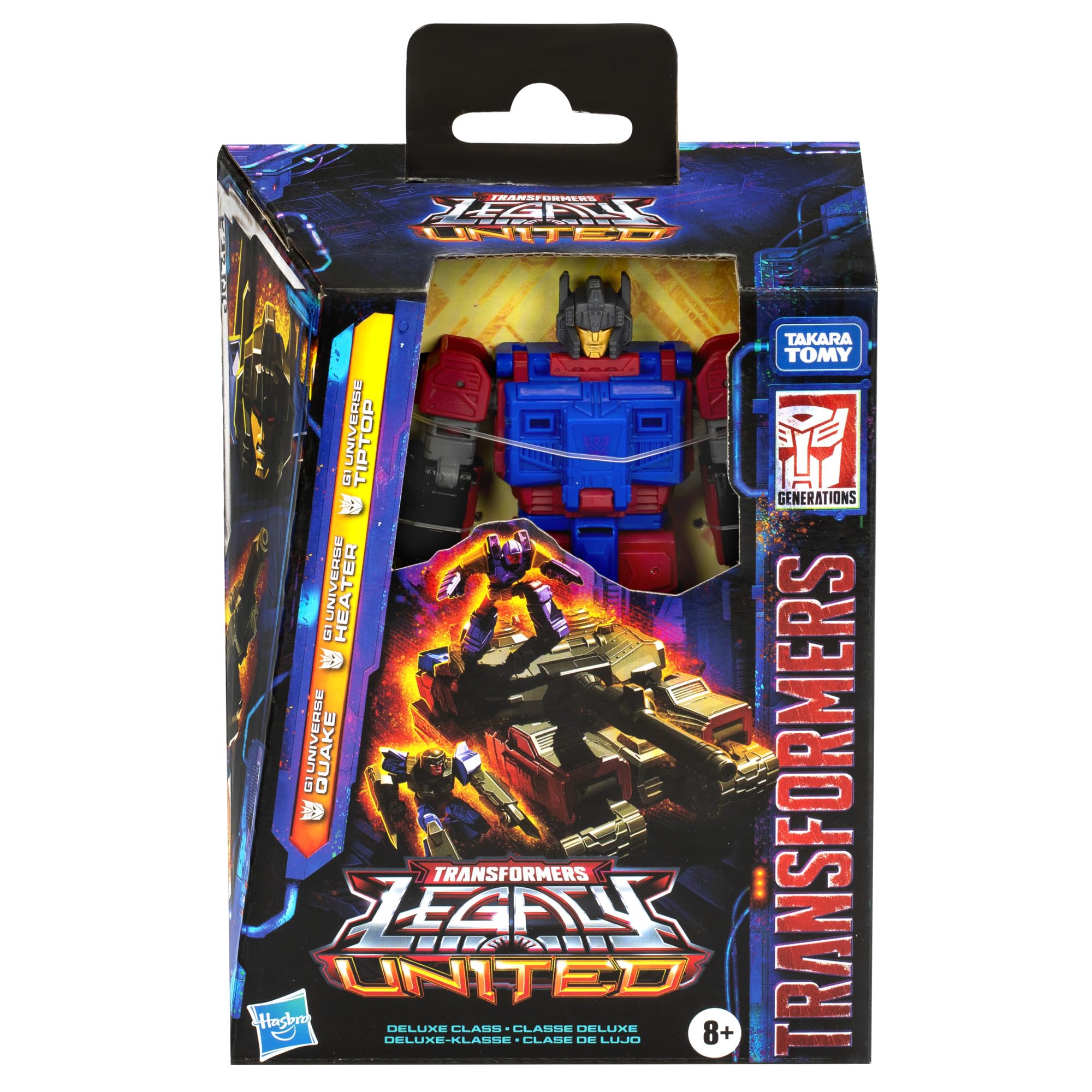 Transformers Legacy Quake in tank mode ready for action play.
