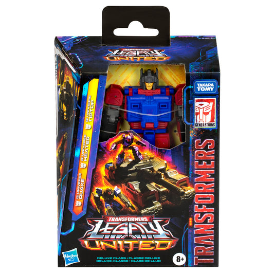 Transformers Legacy Quake in tank mode ready for action play.