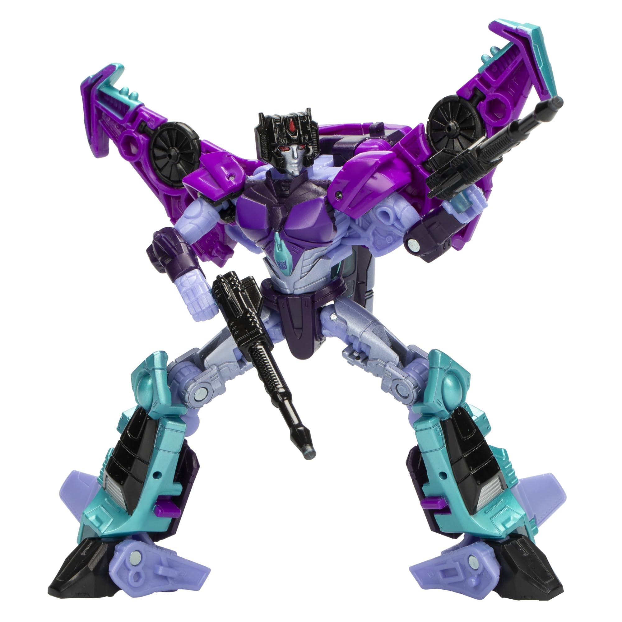 Transformers Legacy Slipstream Deluxe robot mode with poseable joints for dynamic action.
