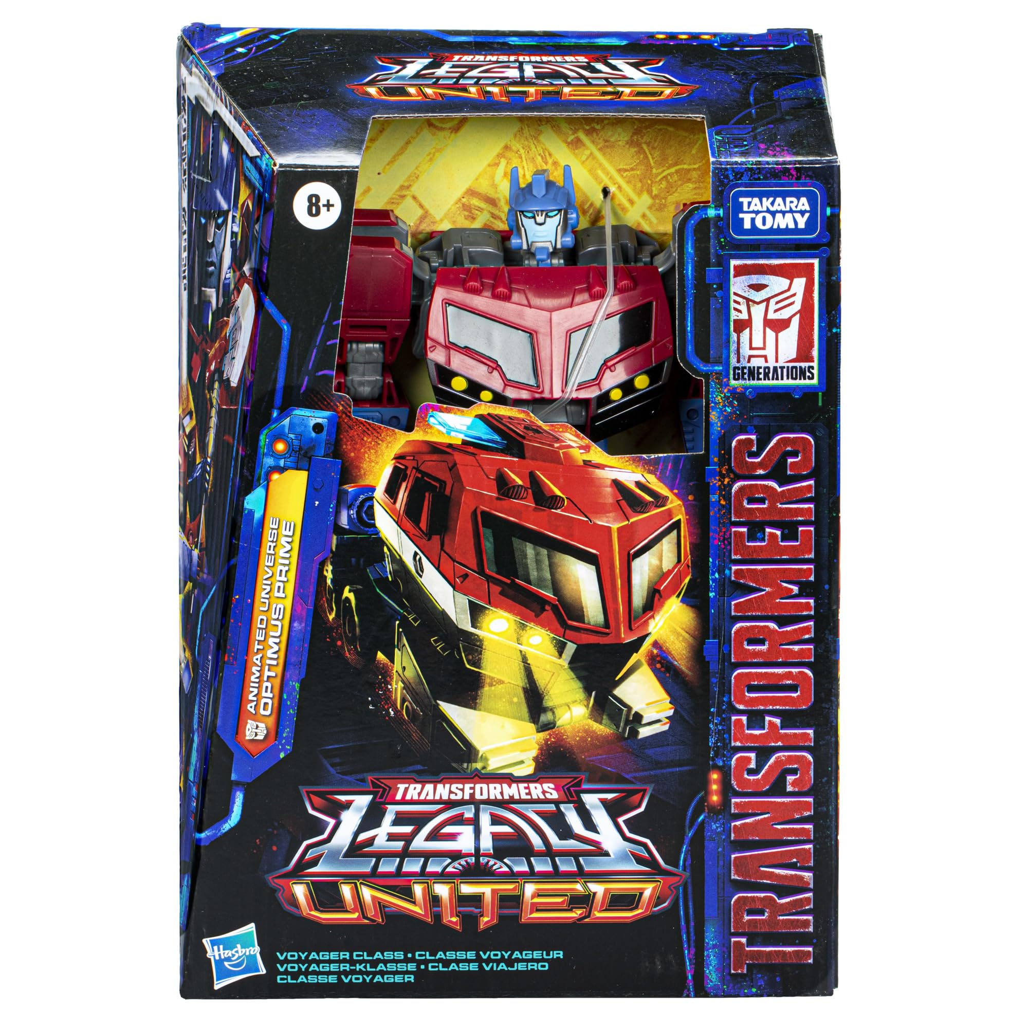Transformers Legacy United Optimus Prime truck mode for dynamic display