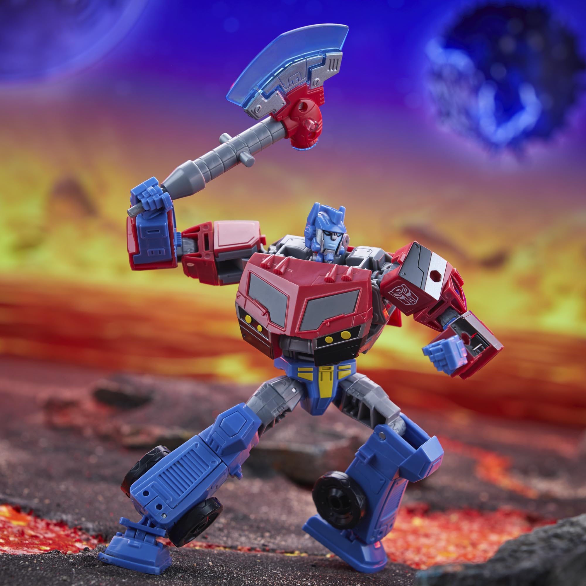 Transformers Legacy United Optimus Prime articulated for versatile poses